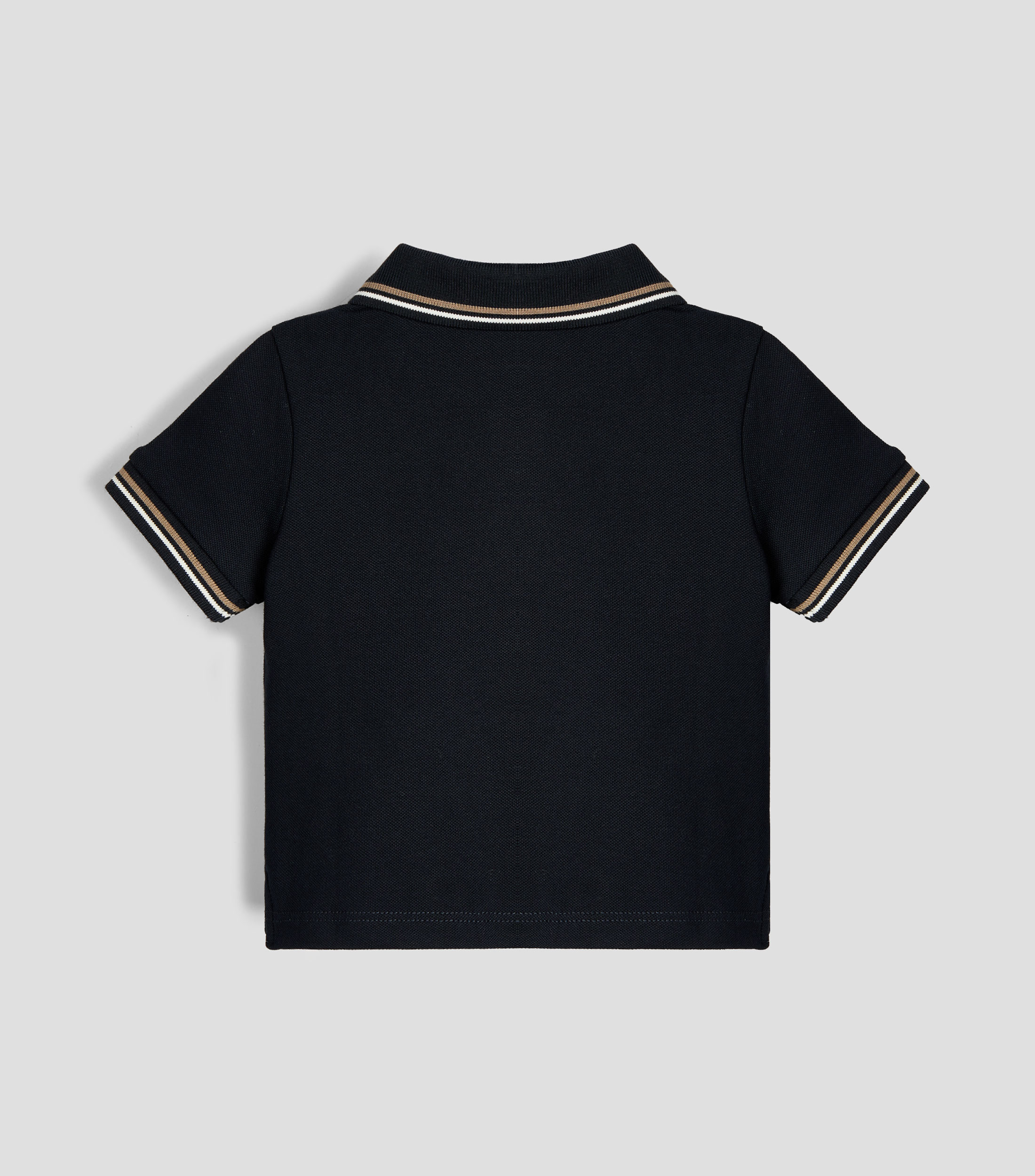 Playera tipo polo manga corta lisa Bebé